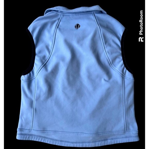 Ladies Sunice Weather Vest Size M Blue Front Zp Pockets Lined Golf Tenni… - Picture 8 of 12